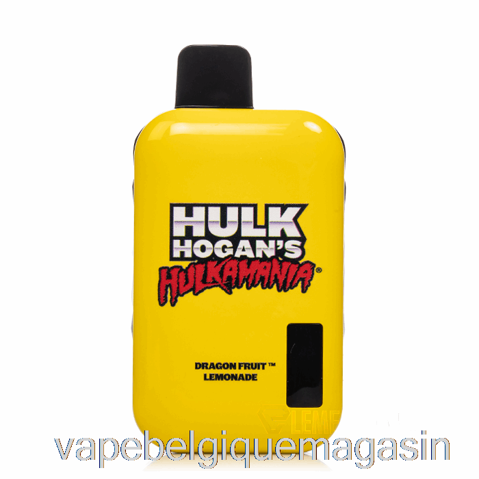 Vape Shop Bruxelles Hulk Hogan Hulkamania 8000 Limonade Jetable Aux Fruits Du Dragon